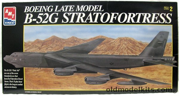 AMT 1/72 Boeing B-52G Late Model Stratofortress - 'Petie 3rd' from Desert Storm 35 Hour Mission 2nd BW Barksdale AFB LA / 'France Libre' 416 BW Griffiss AFB NY /, 8625 plastic model kit